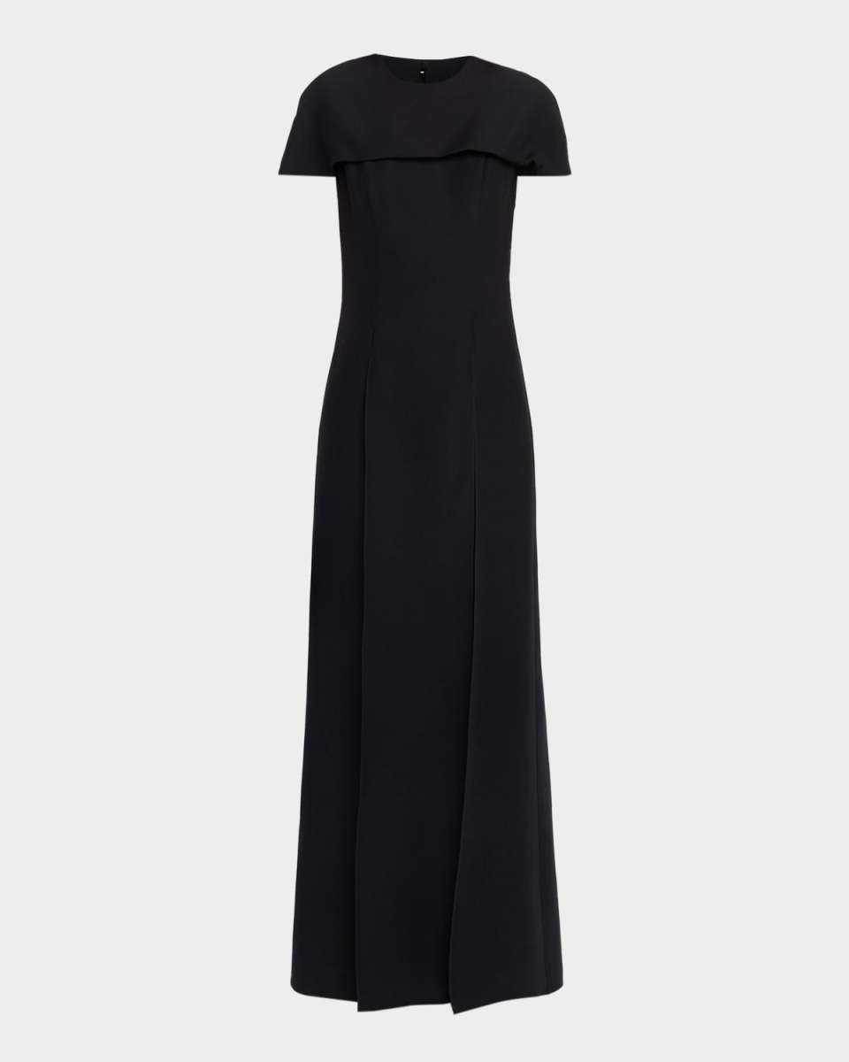 Estelle Cap-Sleeve Slits Long Top